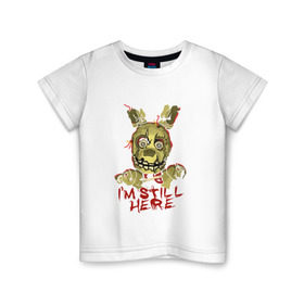 Детская футболка хлопок с принтом Five Nights At Freddy`s в Курске, 100% хлопок | круглый вырез горловины, полуприлегающий силуэт, длина до линии бедер | five nights at freddys