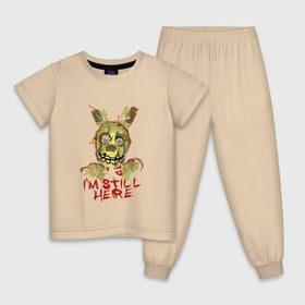 Детская пижама хлопок с принтом Five Nights At Freddys в Курске, 100% хлопок |  брюки и футболка прямого кроя, без карманов, на брюках мягкая резинка на поясе и по низу штанин
 | Тематика изображения на принте: five nights at freddys
