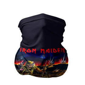 Бандана-труба 3D с принтом Боец Iron Maiden в Курске, 100% полиэстер, ткань с особыми свойствами — Activecool | плотность 150‒180 г/м2; хорошо тянется, но сохраняет форму | iron maiden | адриан смит | айрон мейден | война | группа | дэйв мюррей | железная дева | ирон майден | метал | мрачный | музыка | песни | рок | солдат | стив харрис | тяжелый | хеви | хевиметал
