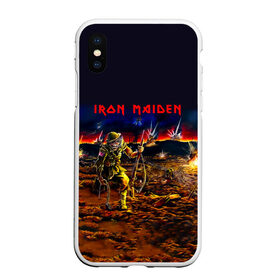 Чехол для iPhone XS Max матовый с принтом Боец Iron Maiden в Курске, Силикон | Область печати: задняя сторона чехла, без боковых панелей | iron maiden | адриан смит | айрон мейден | война | группа | дэйв мюррей | железная дева | ирон майден | метал | мрачный | музыка | песни | рок | солдат | стив харрис | тяжелый | хеви | хевиметал