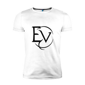 Мужская футболка премиум с принтом Evanescence в Курске, 92% хлопок, 8% лайкра | приталенный силуэт, круглый вырез ворота, длина до линии бедра, короткий рукав | Тематика изображения на принте: 