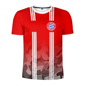 Мужская футболка 3D спортивная с принтом FC Bayern 2018 Original #7 в Курске, 100% полиэстер с улучшенными характеристиками | приталенный силуэт, круглая горловина, широкие плечи, сужается к линии бедра | bayern | fly fc | бавария | спорт | футбольный клуб