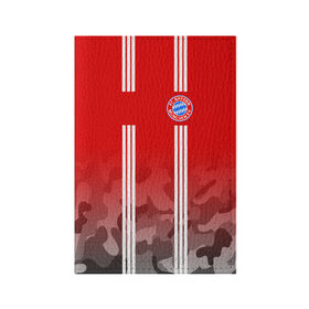 Обложка для паспорта матовая кожа с принтом FC Bayern 2018 Original #7 в Курске, натуральная матовая кожа | размер 19,3 х 13,7 см; прозрачные пластиковые крепления | bayern | fly fc | бавария | спорт | футбольный клуб