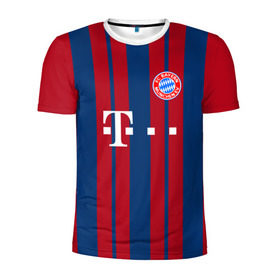 Мужская футболка 3D спортивная с принтом FC Bayern 2018 Original #8 в Курске, 100% полиэстер с улучшенными характеристиками | приталенный силуэт, круглая горловина, широкие плечи, сужается к линии бедра | bayern | fly fc | бавария | спорт | футбольный клуб
