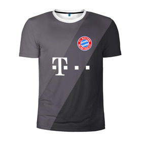 Мужская футболка 3D спортивная с принтом FC Bayern 2018 Original #3 в Курске, 100% полиэстер с улучшенными характеристиками | приталенный силуэт, круглая горловина, широкие плечи, сужается к линии бедра | bayern | fly fc | бавария | спорт | футбольный клуб