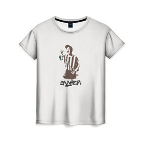 Женская футболка 3D с принтом Элджей в Курске, 100% полиэфир ( синтетическое хлопкоподобное полотно) | прямой крой, круглый вырез горловины, длина до линии бедер | sayonaraboy | розовое вино | элджей