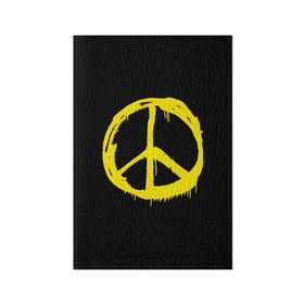 Обложка для паспорта матовая кожа с принтом Peace в Курске, натуральная матовая кожа | размер 19,3 х 13,7 см; прозрачные пластиковые крепления | peace | vppdgryphon | арт | краска | мирный | миролюбивый | пацифик | прикольные | хиппи | цветные