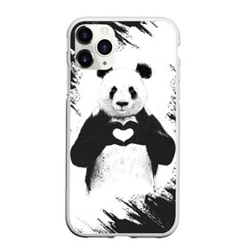 Чехол для iPhone 11 Pro Max матовый с принтом Panda love в Курске, Силикон |  | Тематика изображения на принте: 14 февраля | love | panda | panda love | день святого валентина | любовь | панда