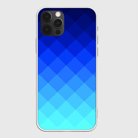 Чехол для iPhone 12 Pro Max с принтом Blue geometria в Курске, Силикон |  | blue | geometria | абстракция | бирюза | бирюзовый | геометрия | куб | синий