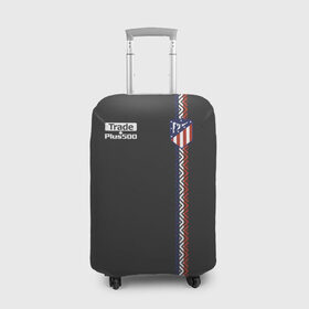 Чехол для чемодана 3D с принтом Atletico Madrid Original #4 в Курске, 86% полиэфир, 14% спандекс | двустороннее нанесение принта, прорези для ручек и колес | Тематика изображения на принте: атлетико мадрид | эмблема