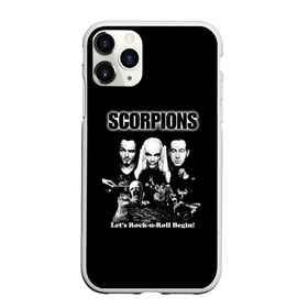 Чехол для iPhone 11 Pro матовый с принтом Группа Scorpions в Курске, Силикон |  | Тематика изображения на принте: scorpions | группа | скорпионс | хард | хардрок