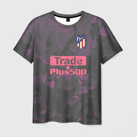 Мужская футболка 3D с принтом Atletico Madrid Original #8 в Курске, 100% полиэфир | прямой крой, круглый вырез горловины, длина до линии бедер | Тематика изображения на принте: атлетико мадрид | полигоны | эмблема