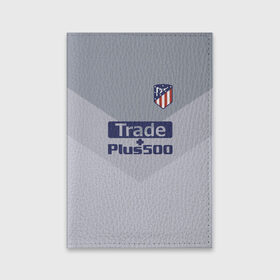 Обложка для паспорта матовая кожа с принтом Atletico Madrid Original #9 в Курске, натуральная матовая кожа | размер 19,3 х 13,7 см; прозрачные пластиковые крепления | Тематика изображения на принте: 
