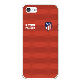 Чехол для iPhone 5/5S матовый с принтом Atletico Madrid Original #10 в Курске, Силикон | Область печати: задняя сторона чехла, без боковых панелей | атлетико мадрид | эмблема