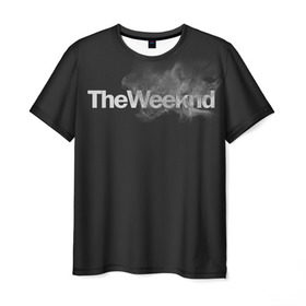 Мужская футболка 3D с принтом Smoke в Курске, 100% полиэфир | прямой крой, круглый вырез горловины, длина до линии бедер | Тематика изображения на принте: the weeknd