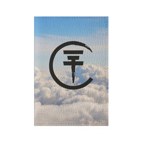 Обложка для паспорта матовая кожа с принтом Clouds Tokio Hotel в Курске, натуральная матовая кожа | размер 19,3 х 13,7 см; прозрачные пластиковые крепления | Тематика изображения на принте: bill kaulitz | tokio hotel | билл каулиц