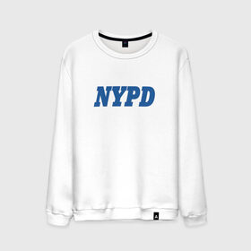 Мужской свитшот хлопок с принтом NYPD в Курске, 100% хлопок |  | new york police department | департамент | нью йорк
