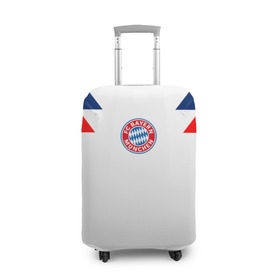 Чехол для чемодана 3D с принтом Bayern Munchen - FC Bayern в Курске, 86% полиэфир, 14% спандекс | двустороннее нанесение принта, прорези для ручек и колес | 0x000000123 | bayern munchen | black | fcb | football | premium | бавария мюнхен | футбол | чёрный