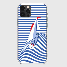 Чехол для iPhone 12 Pro Max с принтом Яхта в Курске, Силикон |  | flag | joke | prank | sail | sea | stripes | water | waves | yacht vest | вода | волны | море | парус | полосы | прикол | тельняшка | флаг | шутка | яхта