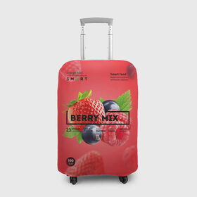 Чехол для чемодана 3D с принтом Berry Mix в Курске, 86% полиэфир, 14% спандекс | двустороннее нанесение принта, прорези для ручек и колес | energy diet | nl | нл