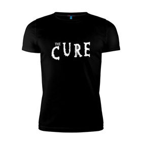 Мужская футболка премиум с принтом The Cure в Курске, 92% хлопок, 8% лайкра | приталенный силуэт, круглый вырез ворота, длина до линии бедра, короткий рукав | cure | британия | группы | музыка | надпись | роберт смит | роджер одоннелл | рок | саймон гэллап