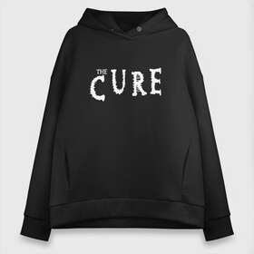 Женское худи Oversize хлопок с принтом The Cure в Курске, френч-терри — 70% хлопок, 30% полиэстер. Мягкий теплый начес внутри —100% хлопок | боковые карманы, эластичные манжеты и нижняя кромка, капюшон на магнитной кнопке | cure | британия | группы | музыка | надпись | роберт смит | роджер одоннелл | рок | саймон гэллап