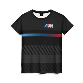 Женская футболка 3D с принтом BMW brand color в Курске, 100% полиэфир ( синтетическое хлопкоподобное полотно) | прямой крой, круглый вырез горловины, длина до линии бедер | bmw | bmw motorsport | bmw performance | carbon | m | motorsport | performance | sport | бмв | карбон | моторспорт | спорт