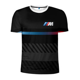 Мужская футболка 3D спортивная с принтом BMW brand color в Курске, 100% полиэстер с улучшенными характеристиками | приталенный силуэт, круглая горловина, широкие плечи, сужается к линии бедра | bmw | bmw motorsport | bmw performance | carbon | m | motorsport | performance | sport | бмв | карбон | моторспорт | спорт