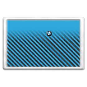 Магнит 45*70 с принтом BMW 2018 Blue Line в Курске, Пластик | Размер: 78*52 мм; Размер печати: 70*45 | bmw | автомобильные | бмв | машины