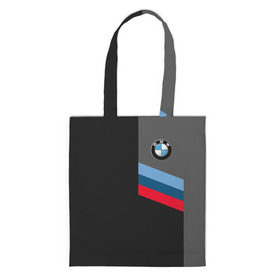 Сумка 3D повседневная с принтом BMW Brand Tricolor в Курске, 100% полиэстер | Плотность: 200 г/м2; Размер: 34×35 см; Высота лямок: 30 см | bmw | автомобильные | бмв | машины