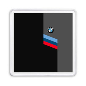 Магнит 55*55 с принтом BMW Brand Tricolor в Курске, Пластик | Размер: 65*65 мм; Размер печати: 55*55 мм | bmw | автомобильные | бмв | машины