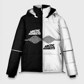 Мужская зимняя куртка 3D с принтом Arctic Monkeys в Курске, верх — 100% полиэстер; подкладка — 100% полиэстер; утеплитель — 100% полиэстер | длина ниже бедра, свободный силуэт Оверсайз. Есть воротник-стойка, отстегивающийся капюшон и ветрозащитная планка. 

Боковые карманы с листочкой на кнопках и внутренний карман на молнии. | Тематика изображения на принте: алекс тёрнер | арктик | арктические мартышки | гаражный | группа | джейми кук | инди рок | манкис | музыка | мэтт хелдер | ник о мэлли | обезьяна | постпанк ривайвл | психоделический | рок