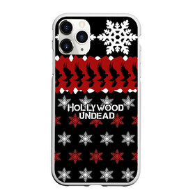 Чехол для iPhone 11 Pro Max матовый с принтом Праздничный Hollywood Undead в Курске, Силикон |  | Тематика изображения на принте: charlie scene | danny | funny man | hollywood | j dog | johnny 3 tears | undead | андед | голивуд | голливудская | группа | знак | кранккор | красный | метал | надпись | нежить | новогодний | новый год | ню | праздник | реп | рождество