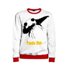 Детский свитшот 3D с принтом Panda dub в Курске, 100% полиэстер | свободная посадка, прямой крой, мягкая тканевая резинка на рукавах и понизу свитшота | dab | dance | dub | movement | panda | движение | панда | танец