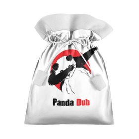 Подарочный 3D мешок с принтом Panda dub в Курске, 100% полиэстер | Размер: 29*39 см | Тематика изображения на принте: dab | dance | dub | movement | panda | движение | панда | танец