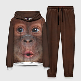 Мужской костюм 3D (с толстовкой) с принтом Орангутанг BigFace в Курске,  |  | Тематика изображения на принте: bigface | глаза | голова | животные | лицо | обезьяна | орангутанг | рот