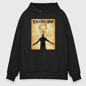 Мужское худи Oversize хлопок с принтом EMINEM в Курске, френч-терри — 70% хлопок, 30% полиэстер. Мягкий теплый начес внутри —100% хлопок | боковые карманы, эластичные манжеты и нижняя кромка, капюшон на магнитной кнопке | lp | marshall bruce mathers iii | rap | маршал брюс мэзерс третий | мезерс третий | реп | рэп | рэпер | эминем | эминэм