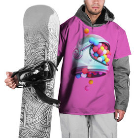 Накидка на куртку 3D с принтом Colorful balls в Курске, 100% полиэстер |  | balls | colorful | helmet | pink | колорит | космонавт | космос | розовый | скафандр | цвет | шарики | шары | шлем