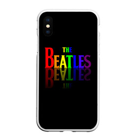 Чехол для iPhone XS Max матовый с принтом The beatles в Курске, Силикон | Область печати: задняя сторона чехла, без боковых панелей | british | rock | the beatles