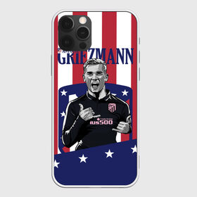 Чехол для iPhone 12 Pro Max с принтом Антуан Гризманн Атлетико в Курске, Силикон |  | atletico | griezman | griezmann | grizman | kit | madrid | world cup | антуан | атлетико | гризман | гризманн | мадрид | матрасники | франция | футбол | чемпионат мира