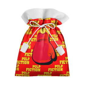 Подарочный 3D мешок с принтом Криминальное чтиво в Курске, 100% полиэстер | Размер: 29*39 см | pulp fiction | бокс | золотые часы | перчатка
