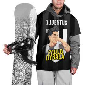 Накидка на куртку 3D с принтом Пауло Дибала Ювентус в Курске, 100% полиэстер |  | dibala | dybala | juve | juventus | juvi | kit | russia | world cup | бонусная | гостевая | дибала | домашняя | италия | футбол | чемпионат мира | юве | ювентус | юви