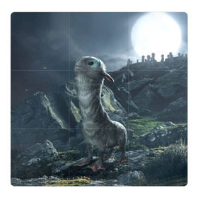 Магнитный плакат 3Х3 с принтом Mooncalf в Курске, Полимерный материал с магнитным слоем | 9 деталей размером 9*9 см | Тематика изображения на принте: мифические животные | мифы