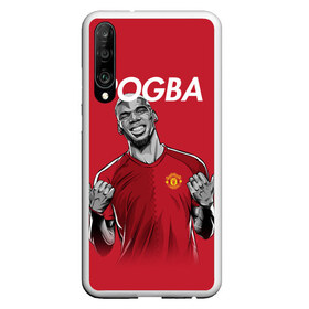 Чехол для Honor P30 с принтом Pogba Manchester United в Курске, Силикон | Область печати: задняя сторона чехла, без боковых панелей | Тематика изображения на принте: mu | paul | pogba | манчестер юнайтед | мю | погба | форма