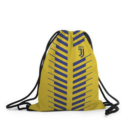 Рюкзак-мешок 3D с принтом Juventus 2018 Creative #1 в Курске, 100% полиэстер | плотность ткани — 200 г/м2, размер — 35 х 45 см; лямки — толстые шнурки, застежка на шнуровке, без карманов и подкладки | Тематика изображения на принте: 