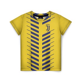 Детская футболка 3D с принтом Juventus 2018 Creative #1 в Курске, 100% гипоаллергенный полиэфир | прямой крой, круглый вырез горловины, длина до линии бедер, чуть спущенное плечо, ткань немного тянется | 