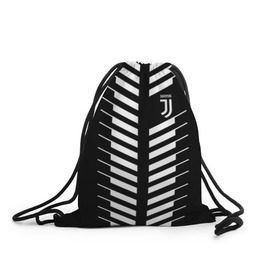 Рюкзак-мешок 3D с принтом Juventus 2018 Creative #2 в Курске, 100% полиэстер | плотность ткани — 200 г/м2, размер — 35 х 45 см; лямки — толстые шнурки, застежка на шнуровке, без карманов и подкладки | juventus | футбол | футбольный клуб | ювентус