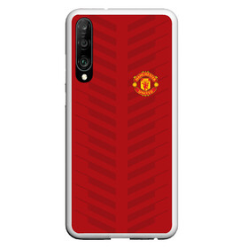 Чехол для Honor P30 с принтом Manchester United Creative #1 в Курске, Силикон | Область печати: задняя сторона чехла, без боковых панелей | emirates | fc | manchester united | абстракция | геометрия | зож | клуб | линии | манчестер юнайтед | модные | мяч | россии | спорт | спортивные | стиль | тренды | футбол | футбольный клуб | экстрим | эмблема