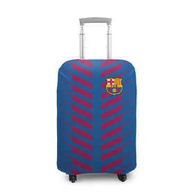 Чехол для чемодана 3D с принтом FC Barcelona 2018 Creative в Курске, 86% полиэфир, 14% спандекс | двустороннее нанесение принта, прорези для ручек и колес | fc | fc barcelona | fcb | барселона | мяч | спорт | футбол | футбольный клуб