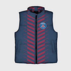 Женский жилет утепленный 3D с принтом PSG LOGO ORIGINAL UNIFORM  ПСЖ ФОРМА в Курске,  |  | Тематика изображения на принте: fc | fly emirates | paris | psg | лого | париж | псж | спорт | спортивные | фк | футбольный клуб